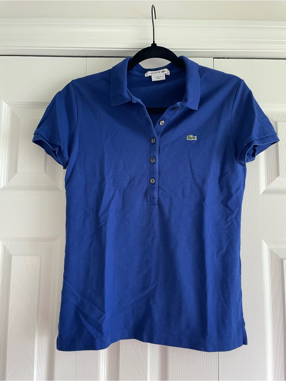 Lacoste Royal Blue Short Sleeve Polo Shirt